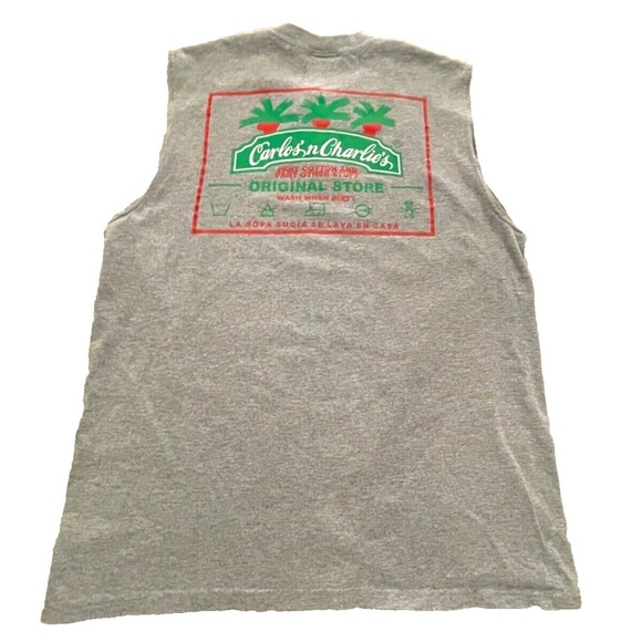 Vintage Carlos' n Charlie's Original Store Cozumel, Mexico Men's Tank Top Size L - Picture 1 of 5